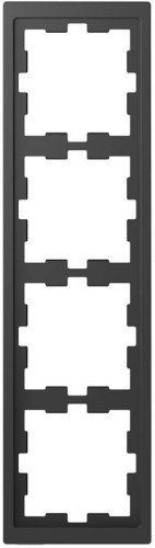 Рамка универсальная Schneider Electric Merten D-Life 4-м. антрацит картинка